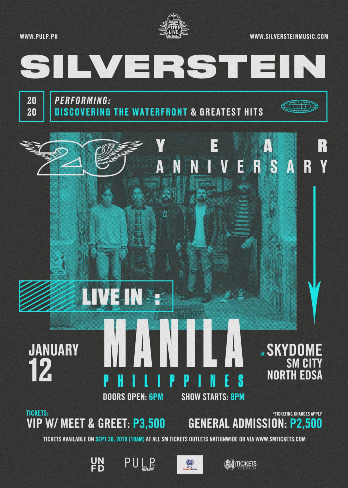 Silverstein To Celebrate Their 20th Anniversary In Explosive Concert In