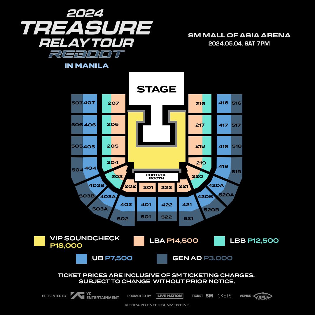 2024 TREASURE Relay Tour Reboot In Manila Philippine Concerts