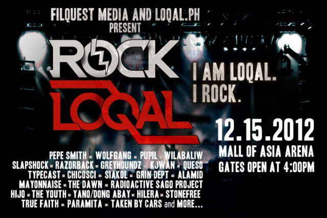 Rock Loqal 2012 at Mall of Asia Arena