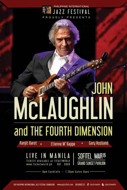 John McLaughlin and The 4th Dimension Live in Manila - Philippine Concerts