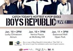 Boys Republic Live at Megaworld Lifestyle Malls