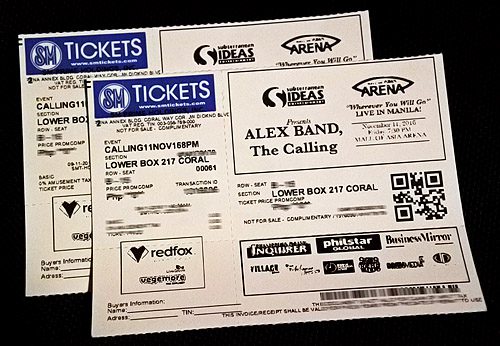 Win Tickets to Watch Alex Band, The Calling Live in Manila