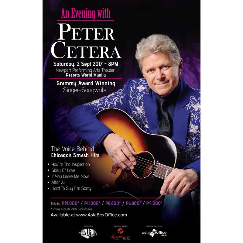 An Evening with Peter Cetera Philippine Concerts