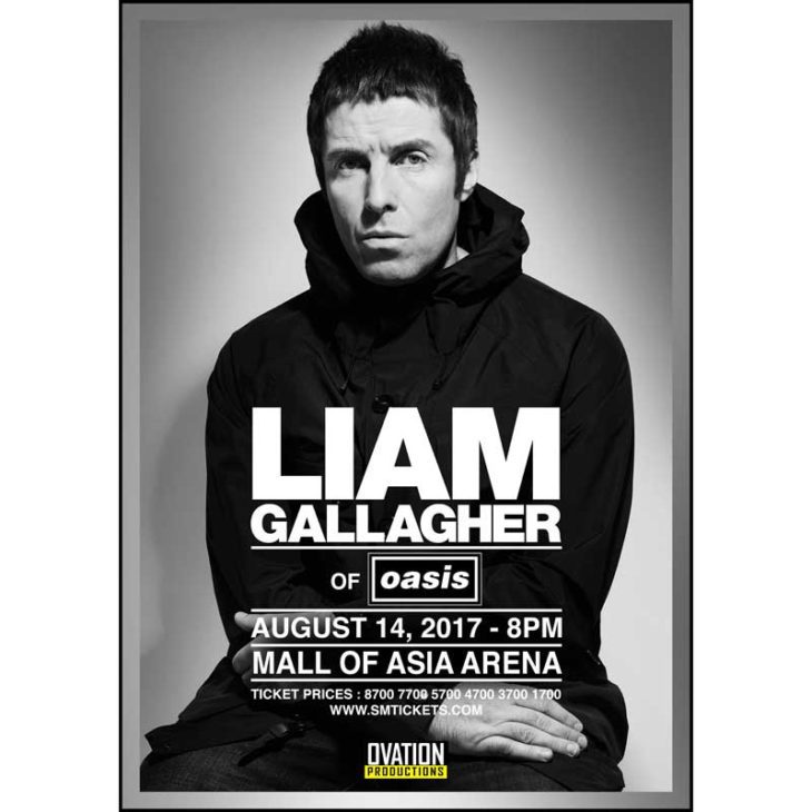 Liam Gallagher of Oasis Live in Manila