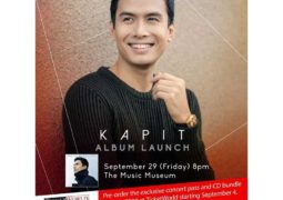 Christian Bautista Launches Much Awaited album “Kapit” on  September 29 at the Music Museum!