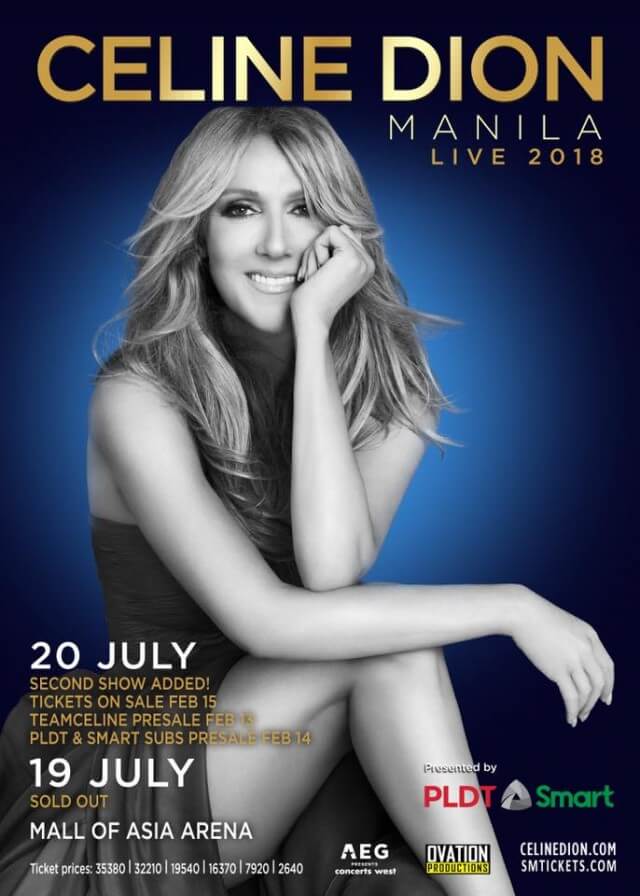 Celine Dion Live in Manila 2018 - Philippine Concerts