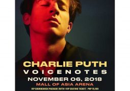 Charlie Puth Live in Manila 2018 Cancelled