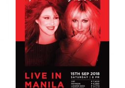 80s Pop Music Icons Tiffany and Debbie Gibson bring the Party – and the Memories – Back to Manila this September 2018