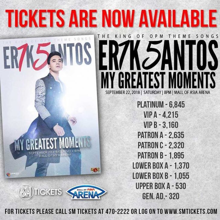 Erik Santos 15th Anniversary Concert