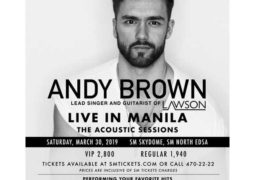 Andy Brown Live in Manila 2019