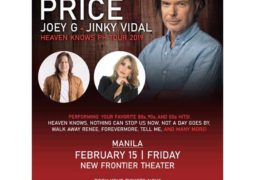 Rick Price with Joey G + Jinky Vidal Heaven Knows PH Tour