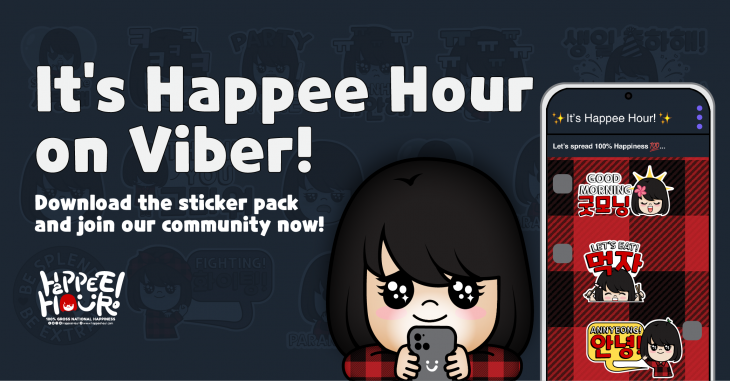 Happee Hour Invites You To Be Splendid, Be Extra, & Be Happy With The Launch of Their New Viber Community and Digital Sticker Pack