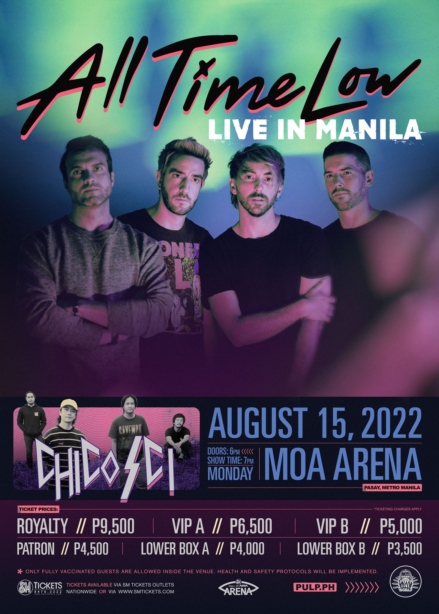 All Time Low Live in Manila 2022 Philippine Concerts