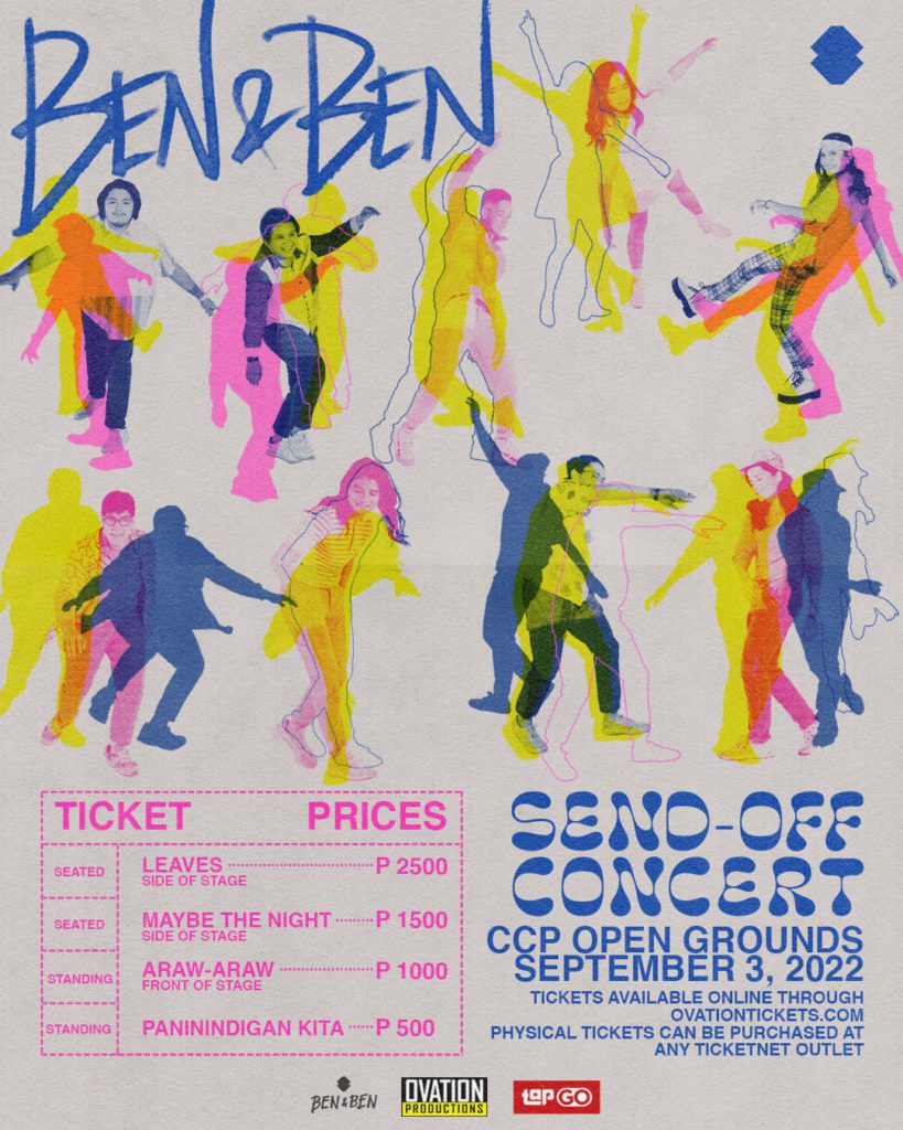 Ben&Ben SendOff Concert 2022 Philippine Concerts