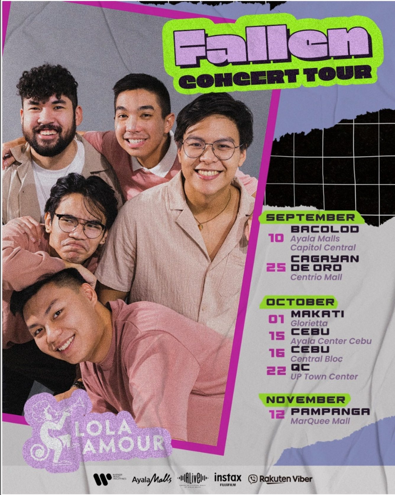 Lola Amour releases new dates for Fallen Concert tour Philippine Concerts
