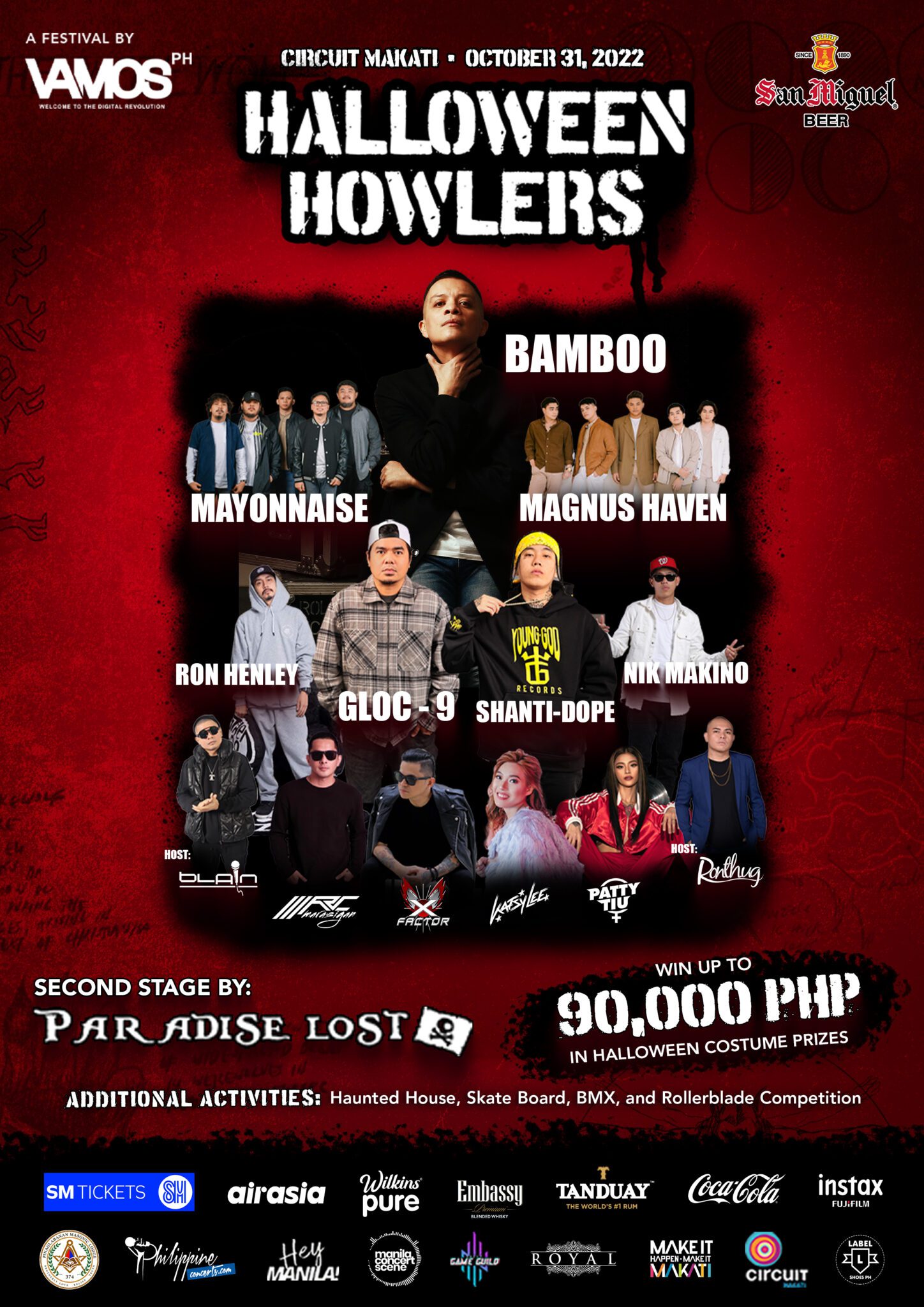 Halloween Howlers Philippine Concerts