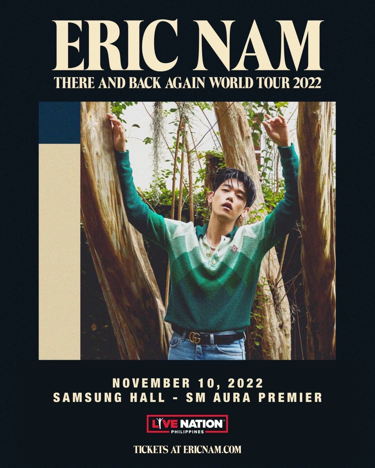 Eric Nam Live in Manila 2022 Philippine Concerts