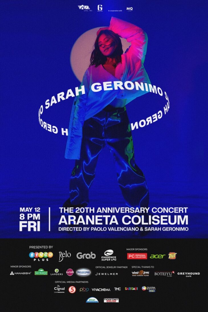 VIVA LIVE, G PRODUCTIONS, AND MQUEST VENTURES STAGE SARAH GERONIMO’S 20TH ANNIVERSARY CONCERT