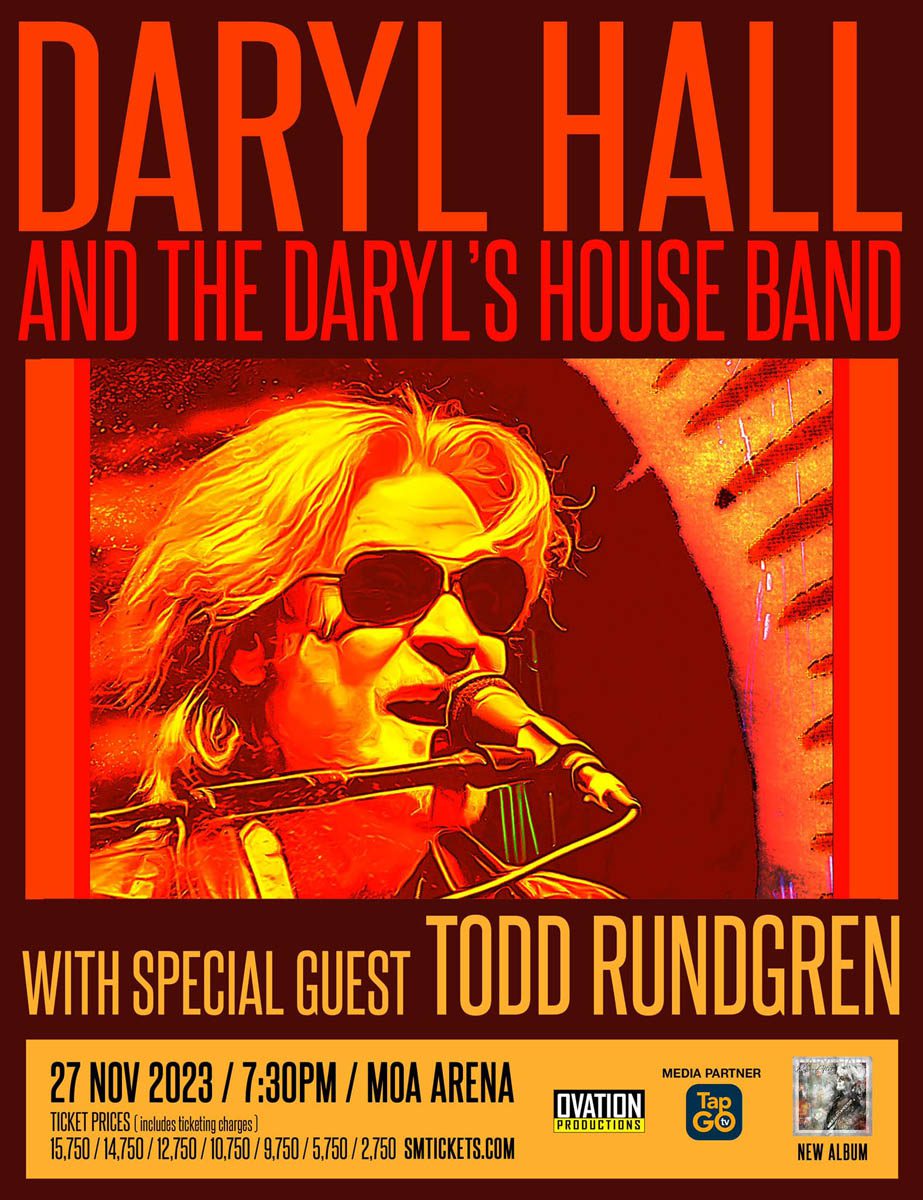 Daryl Hall Live in Manila 2023 Philippine Concerts