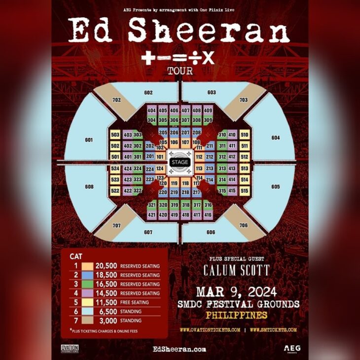 Ed Sheeran Live in Manila 2024 Philippine Concerts