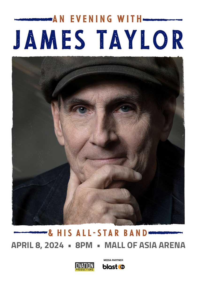 James Taylor Performing in Manila Philippine Concerts