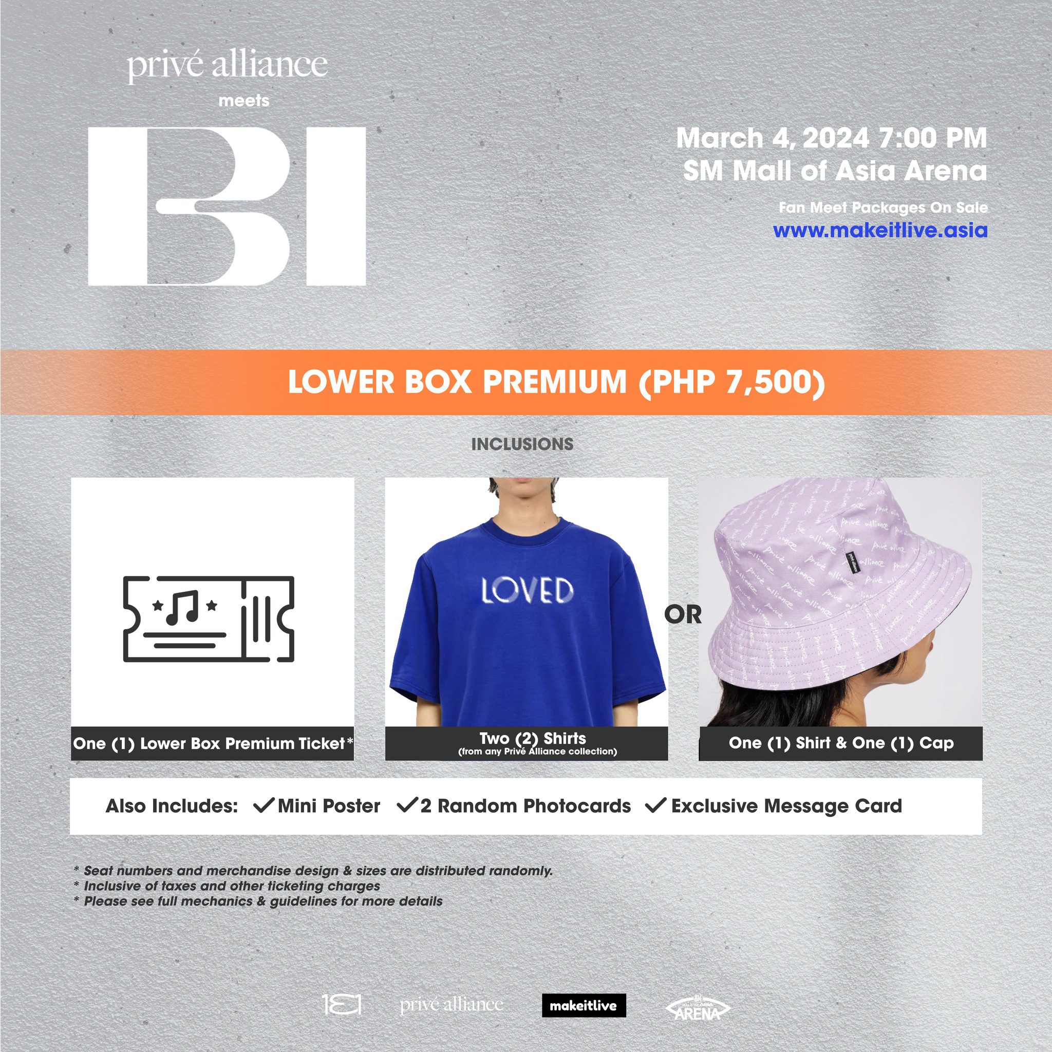 B.I Meets Manila With Privé Alliance In March - Philippine Concerts