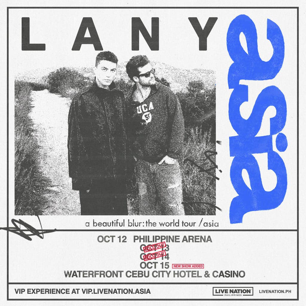 LANY Live in Manila and Cebu 2024