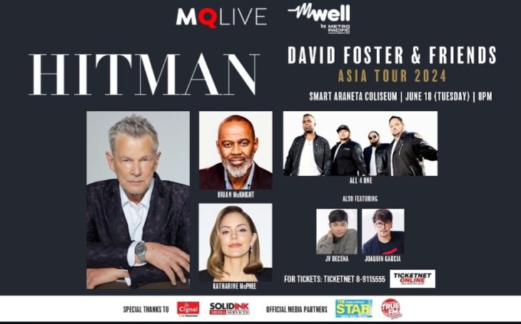 David Foster and Friends Express Excitement for June 18 Concert in Manila