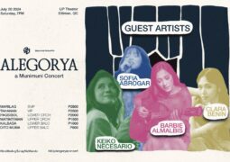 Barbie Almalbis, Clara Benin, Keiko Necesario, and Any Names Okay’s Sofia Abrogar to join ALEGORYA: A Munimuni Concert