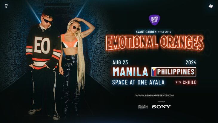 Emotional Oranges Announces First Headline Show in Manila