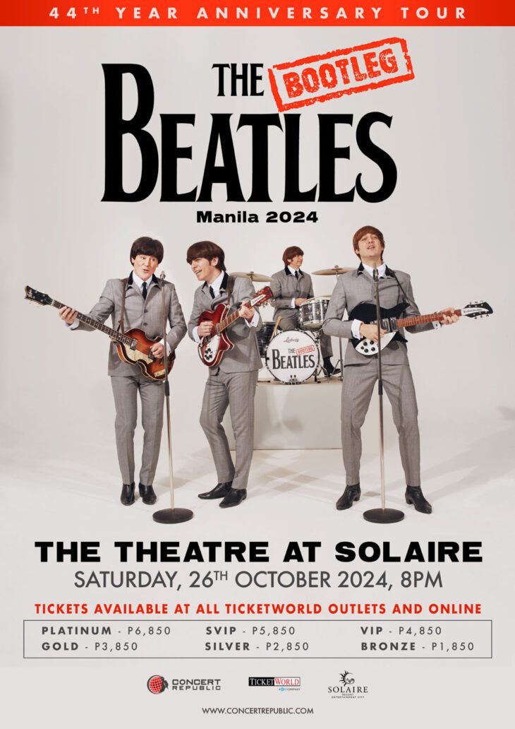 Experience the Magic of The Bootleg Beatles in Manila This October 2024!