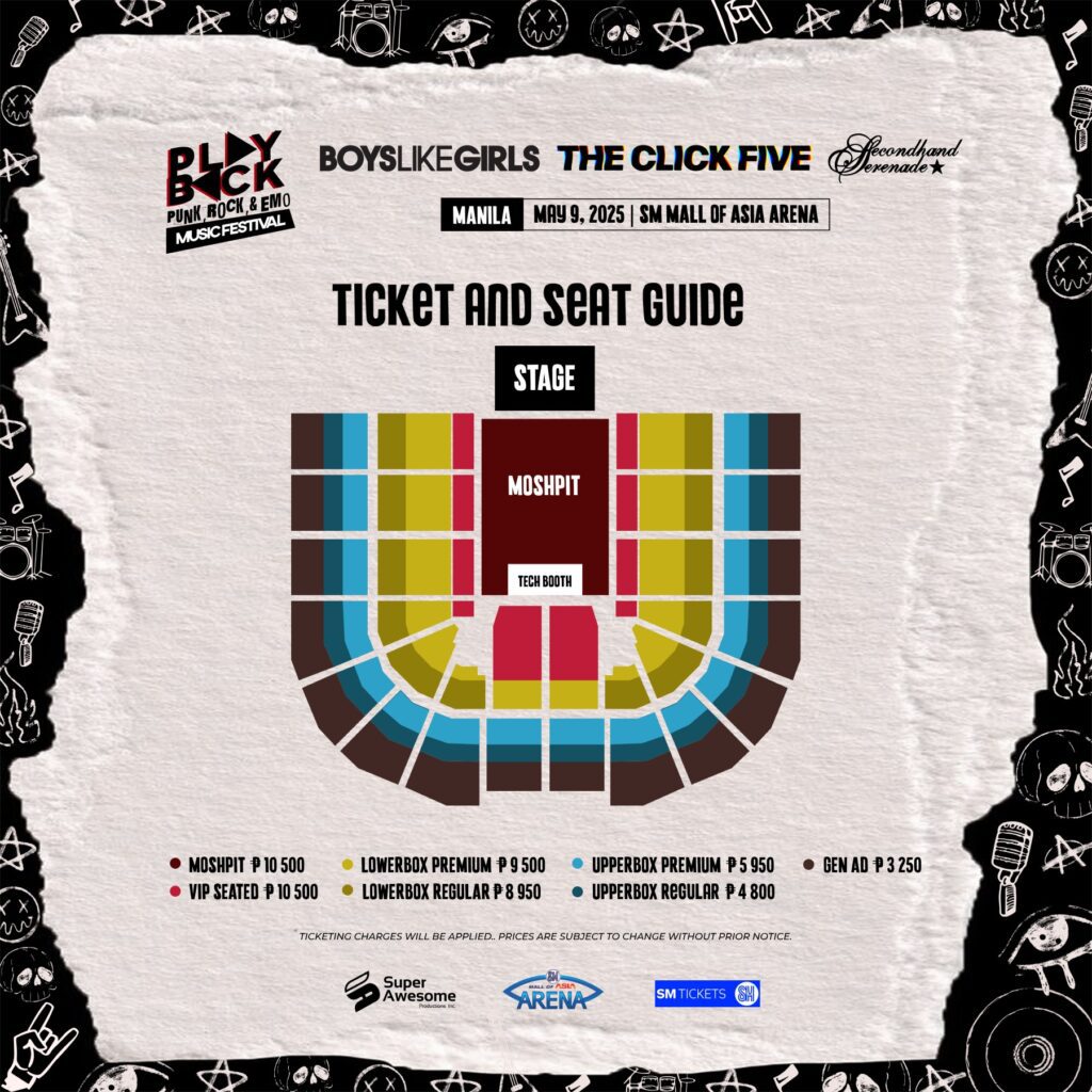 Playback Music Festival Manila Tickets